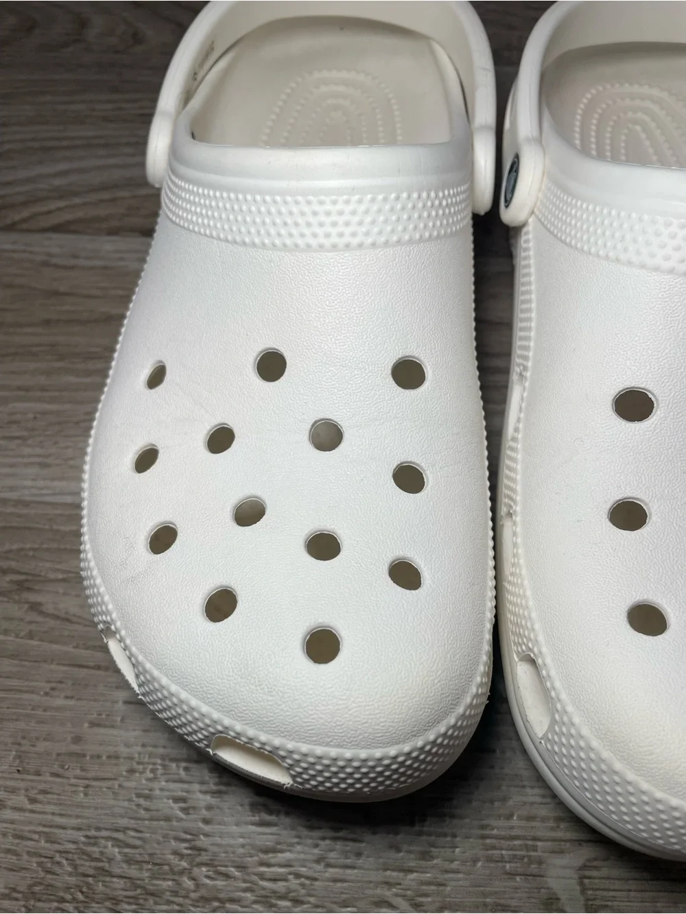 Classic Crocs Unisex Slip‎ on Clogs Adult White Women’s-11 Men’s-9